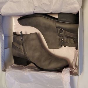 Grey booties